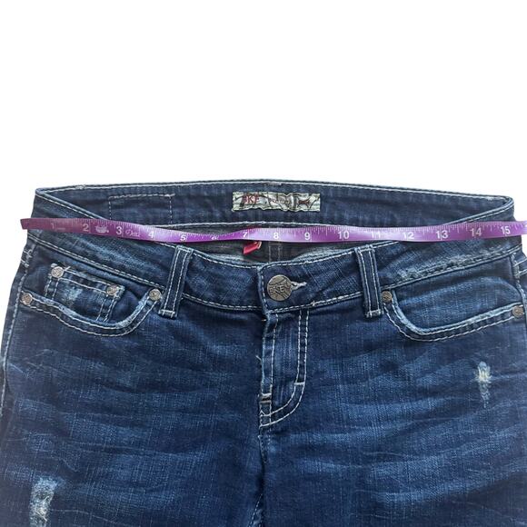 BKE Buckle Stella Boot Jeans Women's Sz 29 29x31 Blue Low Rise Bootcut cowgirl - Picture 10 of 16